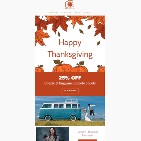 Thanksgiving Fall Photography Deal